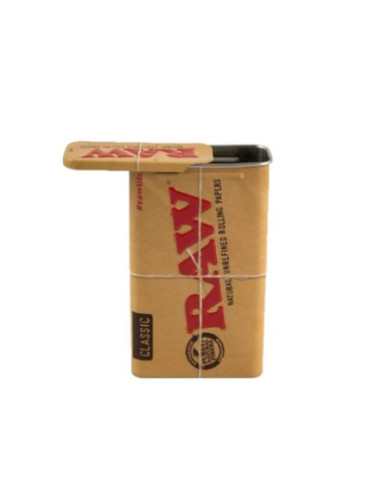 CAJETILLA CIGARRERA METALICA RAW TAPA DESLIZANTE 1 UDS