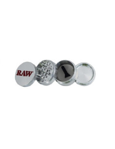GRINDER RAW SILVER DE 4 PARTES EN CAJITA 1 UDS 2