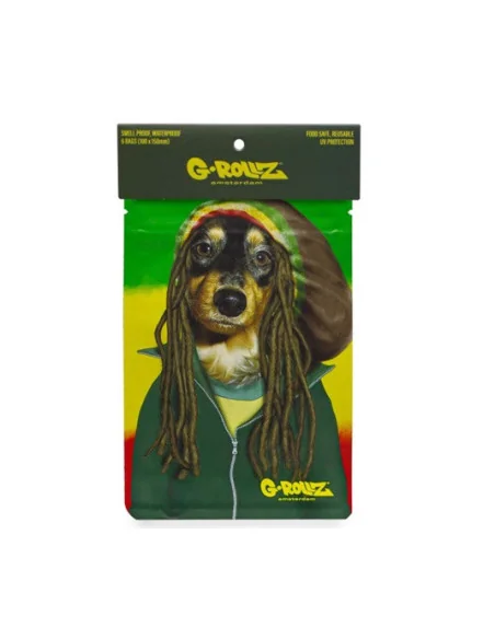 BOLSITAS HERMETICAS ANTIOLOR G-ROLLZ PETS REGGAE 100X150 MM 6 UDS PR4045B