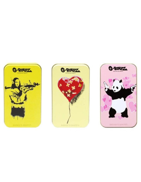 DISPLAY CAJITAS METALICAS MEDIANAS G-ROLLZ BANKSY 15 UDS BG3351-DIS1