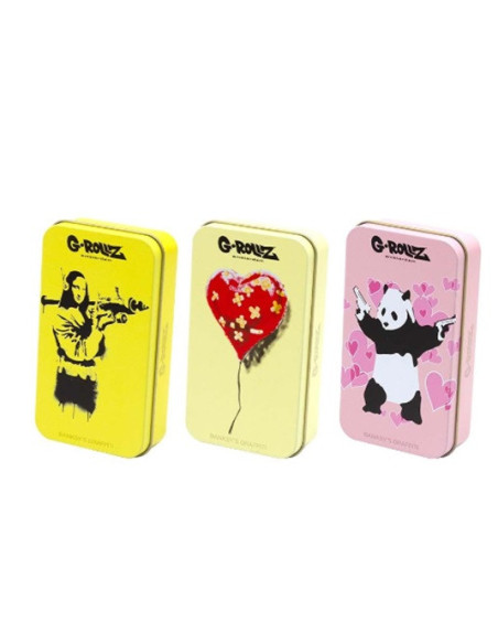 DISPLAY CAJITAS METALICAS MEDIANAS G-ROLLZ BANKSY 15 UDS BG3351-DIS1