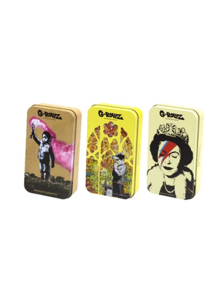 DISPLAY CAJITAS METALICAS MEDIANAS G-ROLLZ BANKSY 15 UDS BG3351-DIS2