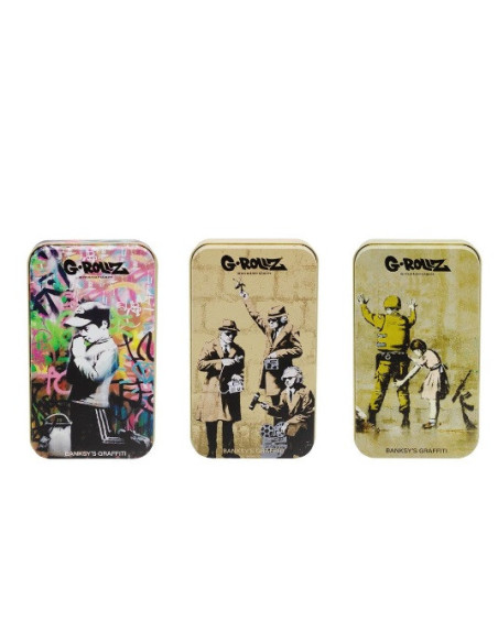 DISPLAY CAJITAS METALICAS MEDIANAS G-ROLLZ BANKSY 15 UDS BG3351-DIS3