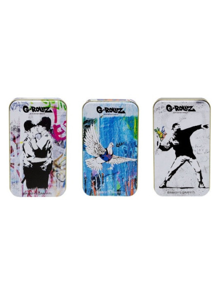 DISPLAY CAJITAS METALICAS MEDIANAS G-ROLLZ BANKSY 15 UDS BG3351-DIS4
