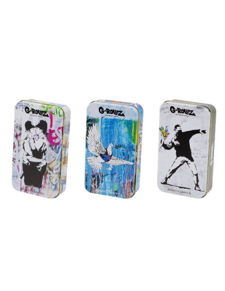 DISPLAY CAJITAS METALICAS MEDIANAS G-ROLLZ BANKSY 15 UDS BG3351-DIS4