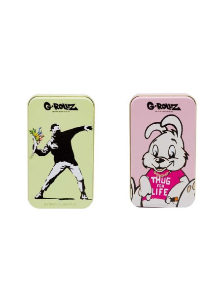 DISPLAY CAJITAS METALICAS MEDIANAS G-ROLLZ BANKSY 15 UDS BG3351-DIS5