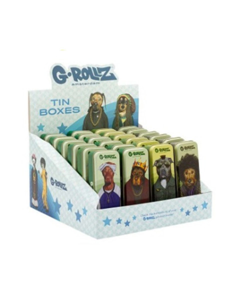 DISPLAY CAJITAS METALICAS PEQUENAS G-ROLLZ PETS 24 UDS PR3350-DIS3