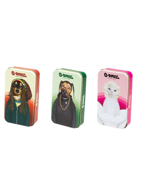 DISPLAY CAJITAS METALICAS MEDIANAS G-ROLLZ PETS 15 UDS PR3351-DIS1