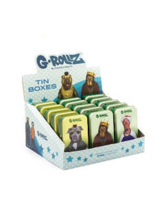 DISPLAY CAJITAS METALICAS MEDIANAS G-ROLLZ PETS 15 UDS...