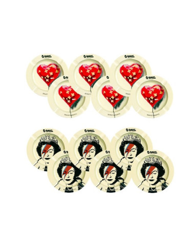 DISPLAY CENICEROS G-ROLLZ BANKSY 12 UDS...