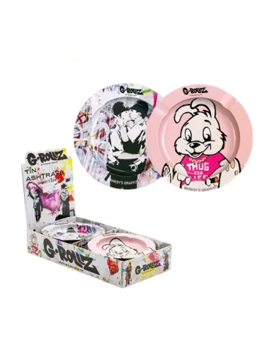 DISPLAY CENICEROS G-ROLLZ BANKSY 12 UDS...