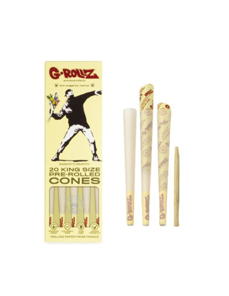 CONOS G-ROLLZ KING SIZE ORGANIC HEMP 20 UDS BG1433KA