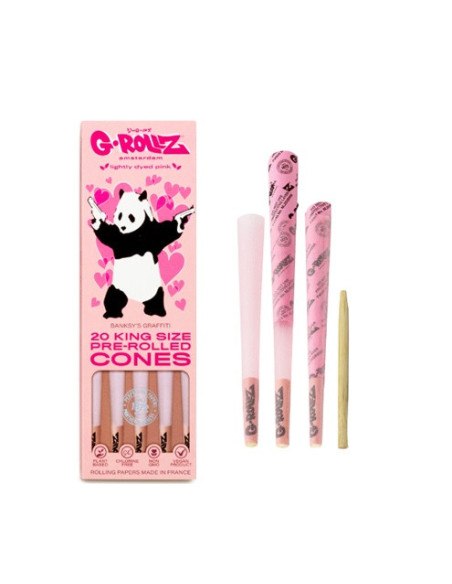 CONOS G-ROLLZ KING SIZE PINK 20 UDS BG1436KA