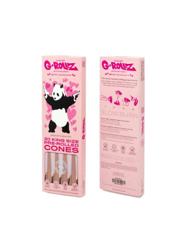 CONOS G-ROLLZ KING SIZE PINK 20 UDS BG1436KA