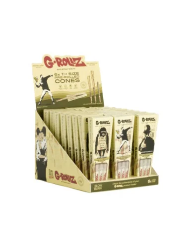 CONOS G-ROLLZ 1 1/4 ORGANIC HEMP 6 X 24 UDS...
