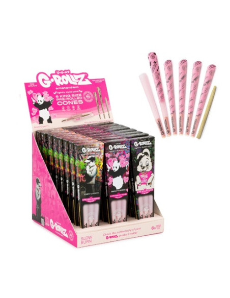 CONOS G-ROLLZ KING SIZE PINK 6 X 24 UDS BG1176KA