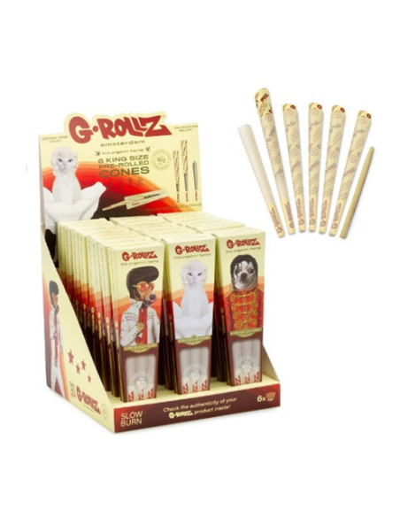 CONOS G-ROLLZ KING SIZE ORGANIC HEMP 6 X 24 UDS PR1173KA