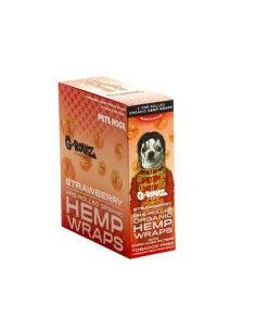 G-ROLLZ PRE-ROLLED HEMP WRAPS X 2 STRAWBERRY 12 UDS PR1521A 2