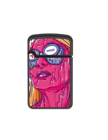 ENCENDEDOR ZENGAZ ZL12 JET FLAME DISENO FACES 12 UDS