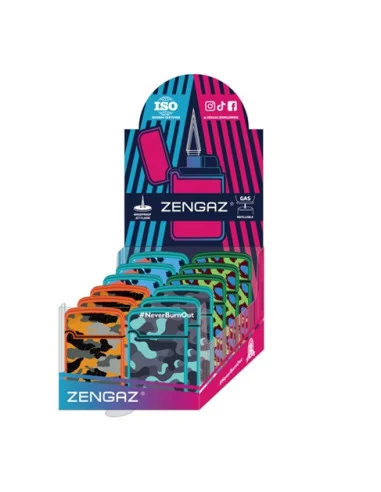 ENCENDEDOR ZENGAZ ZL12 JET FLAME DISENO...