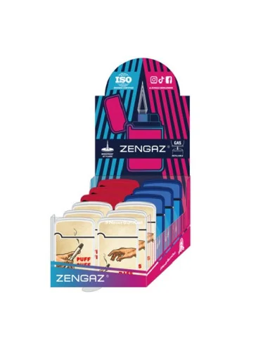 ENCENDEDOR ZENGAZ ZL12 JET FLAME DISENO SMOKE...