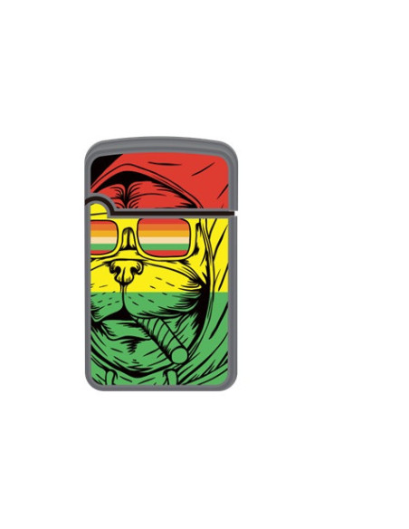 ENCENDEDOR ZENGAZ ZL12 JET FLAME DISENO WEED 12 UDS