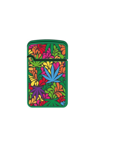 ENCENDEDOR ZENGAZ ZL12 JET FLAME DISENO WEED 12...
