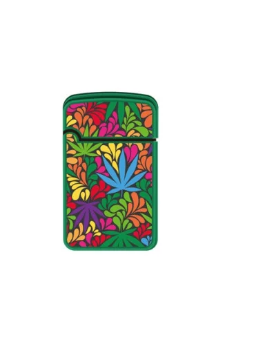 ENCENDEDOR ZENGAZ ZL12 JET FLAME DISENO WEED 12...
