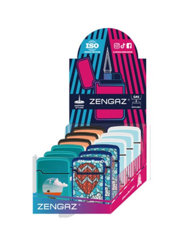 ENCENDEDOR ZENGAZ ZL12 JET FLAME DISENO ROAD...