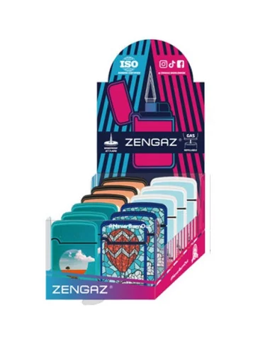 ENCENDEDOR ZENGAZ ZL12 JET FLAME DISENO ROAD...