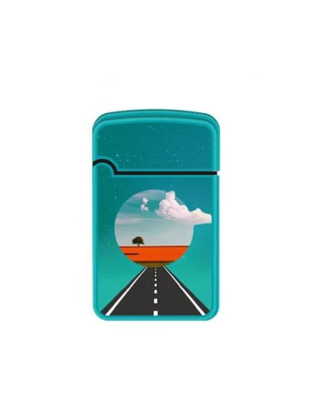 ENCENDEDOR ZENGAZ ZL12 JET FLAME DISENO ROAD TRIP 12 UDS