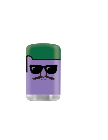 ENCENDEDOR ZENGAZ ZL03 JET FLAME DISENO FACES 12 UDS