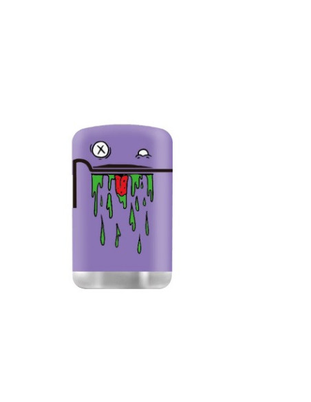 ENCENDEDOR ZENGAZ ZL03 JET FLAME DISENO FACES 12 UDS