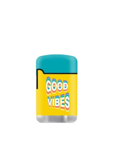 ENCENDEDOR ZENGAZ ZL03 JET FLAME DISENO HIPPIE 12 UDS