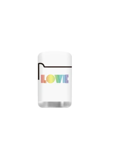 ENCENDEDOR ZENGAZ ZL03 JET FLAME DISENO LOVE 12...