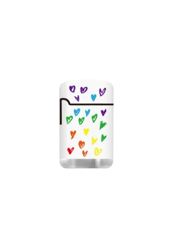 ENCENDEDOR ZENGAZ ZL03 JET FLAME DISENO LOVE 12...