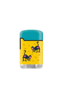 ENCENDEDOR ZENGAZ ZL03 JET FLAME DISENO MONKEY 12 UDS 2