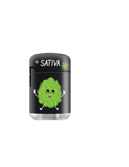 ENCENDEDOR ZENGAZ ZL03 JET FLAME DISENO WEED 12 UDS