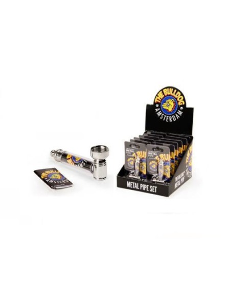 PIPA THE BULLDOG METÁLICO CON REJILLA 1 UDS