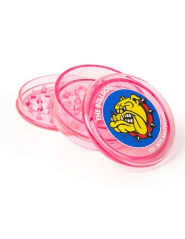 DISPLAY GRINDER THE BULLDOG PLASTICO PINK 12 UDS