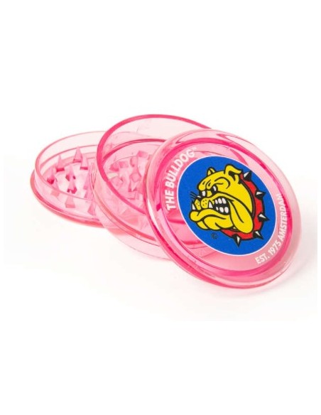 DISPLAY GRINDER THE BULLDOG PLASTICO PINK 12 UDS