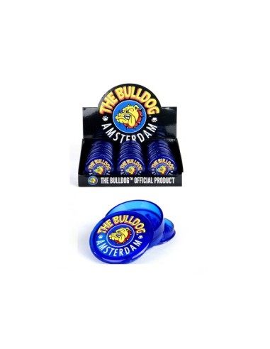 DISPLAY GRINDER THE BULLDOG PLASTICO AZUL 12 UDS
