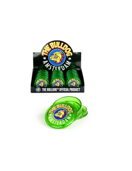DISPLAY GRINDER THE BULLDOG PLASTICO VERDE 12 UDS