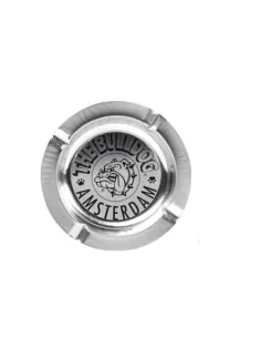 CENICERO THE BULLDOG METALICO PLATEADO 1 UDS