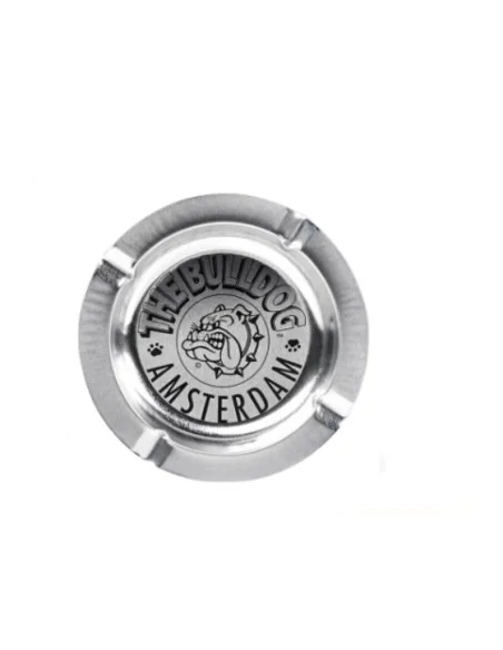 CENICERO THE BULLDOG METALICO PLATEADO 1 UDS