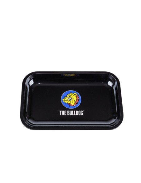 BANDEJA THE BULLDOG MEDIANA NEGRA LOGO 1 UDS