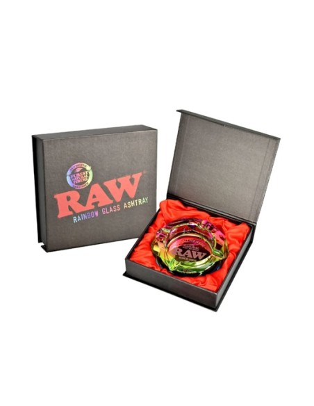 CENICERO RAW DE VIDRIO RAINBOW 1 UDS