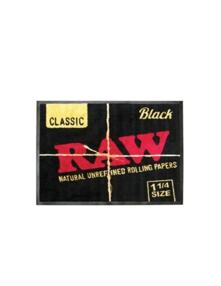 ALFOMBRA RAW NEGRA 60 X 80 CMS 1 UDS