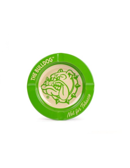 CENICERO THE BULLDOG METALICO VERDE 1 UDS