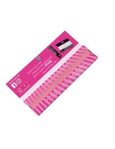PAPELILLOS GIZEH PINK KING SIZE 50 UDS